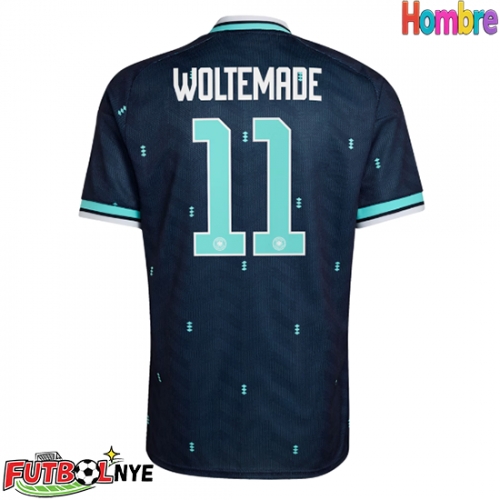 Camiseta Alemania Nick Woltemade #11 Visitante Equipación Mundial 2026 manga corta